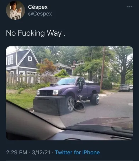 No Fucking Way Truck