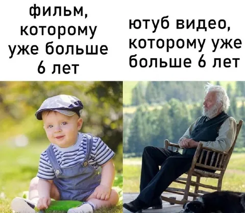 Фильм и ютуб через шесть лет