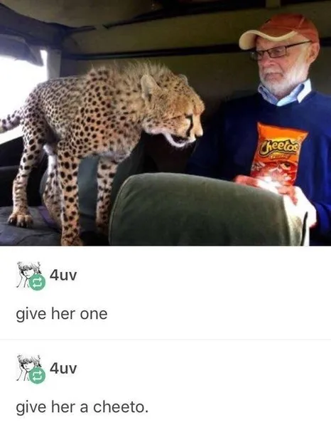 Give Her a Cheeto