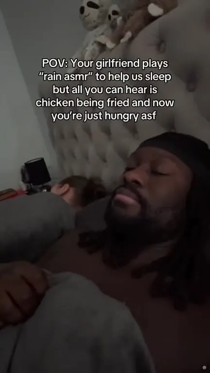 Rain ASMR Makes Him Hungry