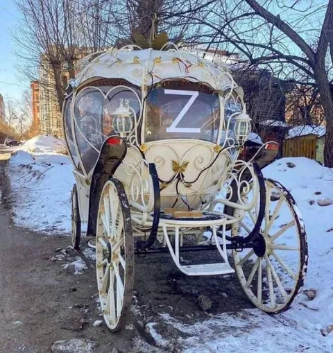 Карета с буквой Z