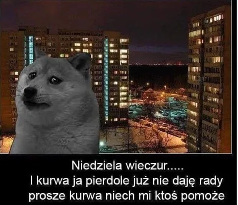 Niedzielny wieczór bez nadziei
