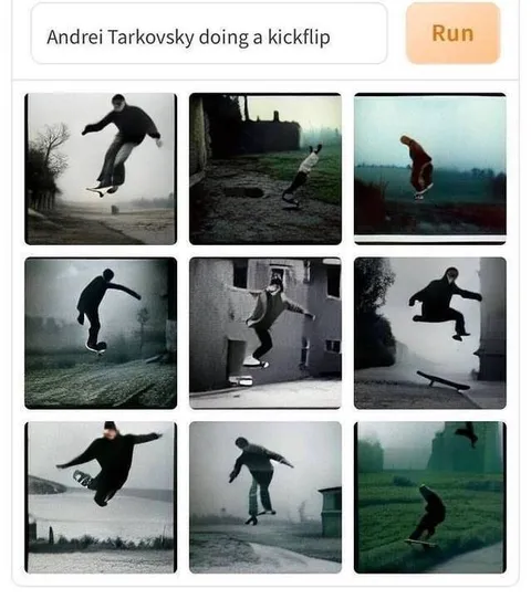 Andrei Tarkovsky Doing a Kickflip