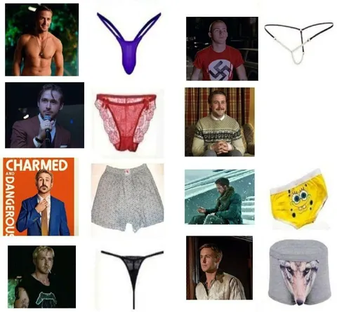 Ryan Gosling Underwear Comparison