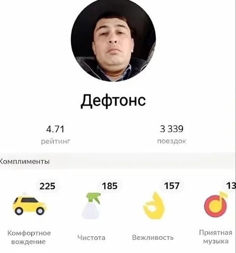 Профиль водителя Дефтɔнс