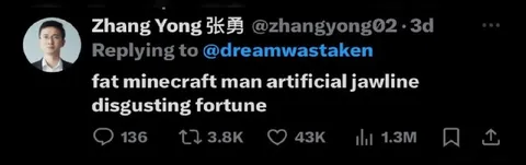 Fat Minecraft Man Tweet