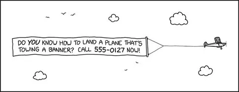 Banner Plane Emergency Call
