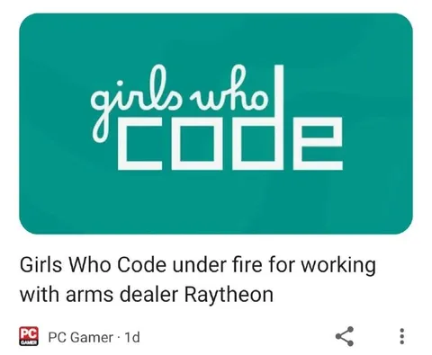 Girls Who Code под огнём