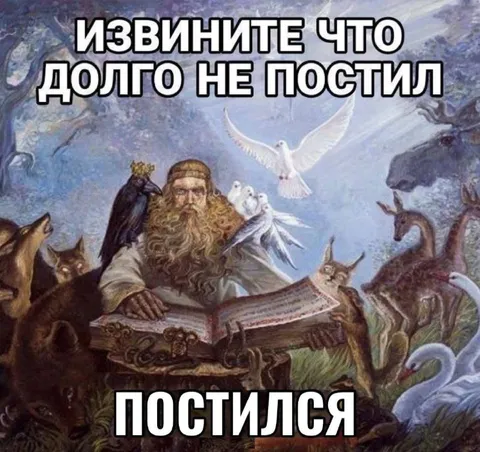 Извините что долго не постился