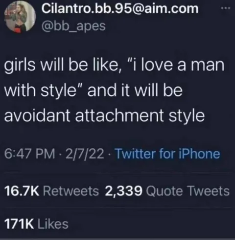 Girls Love Avoidant Attachment