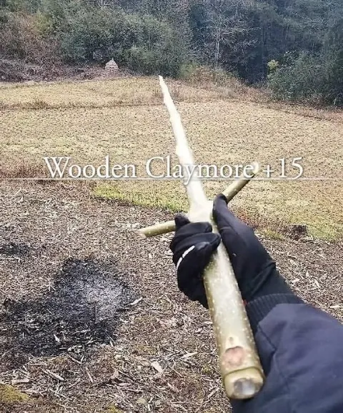 Wooden Claymore +15