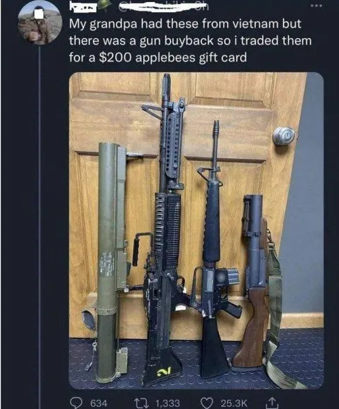 Vietnam Guns for Applebee's
