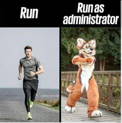 Run as Administrator