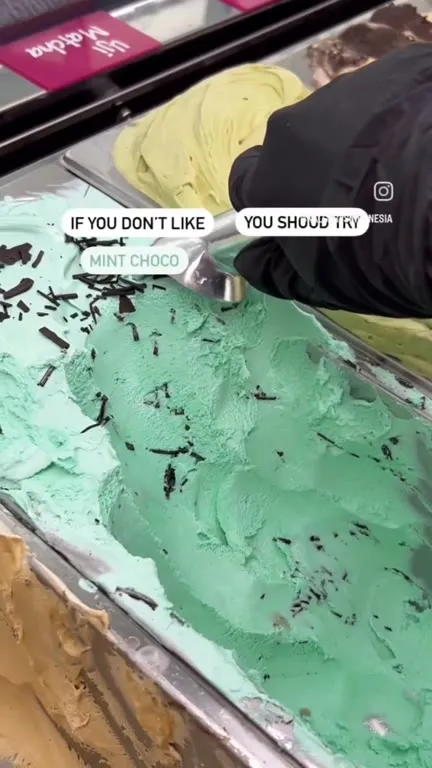 Mint Choco Scoop Repeatedly