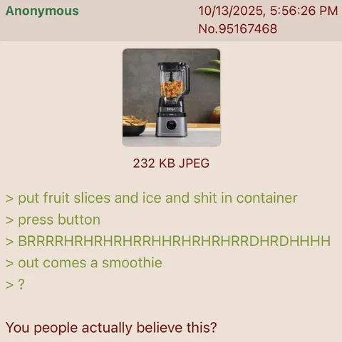 The Smoothie Machine Lie