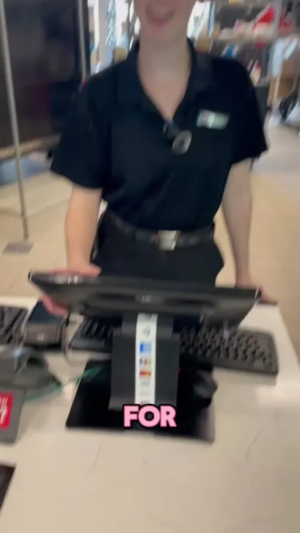 Domino's Employee Shows Her High Score