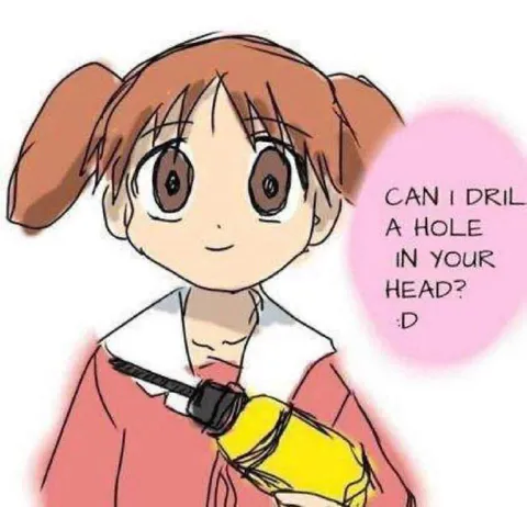 Can I Drill Your Head