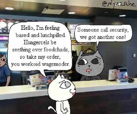 Based and Lunchpilled Cat
