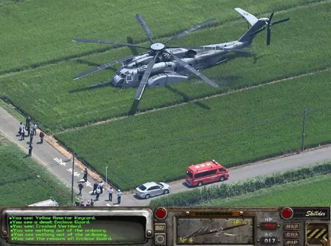 Crashed Vertibird in the Field