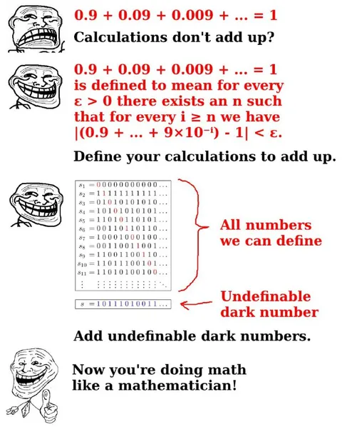 Undefinable Dark Number Mathematics