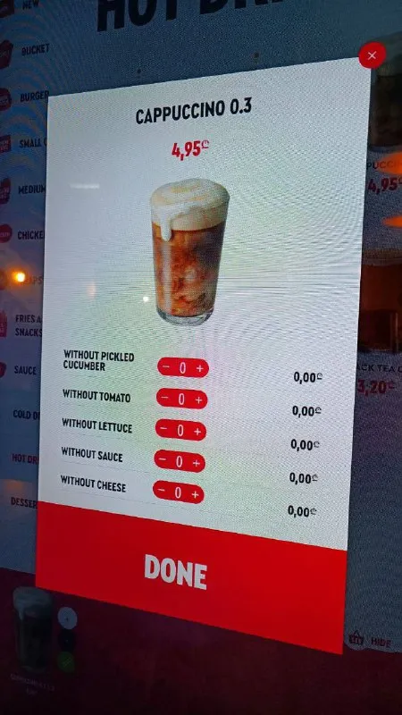 Cappuccino Without Pickles