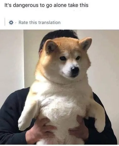 It's Dangerous to Go Alone