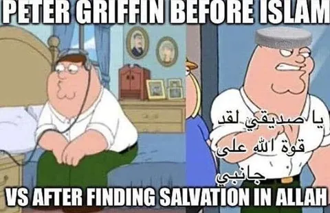 Peter Griffin Finds Salvation