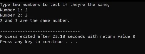 Two Numbers Are the Same