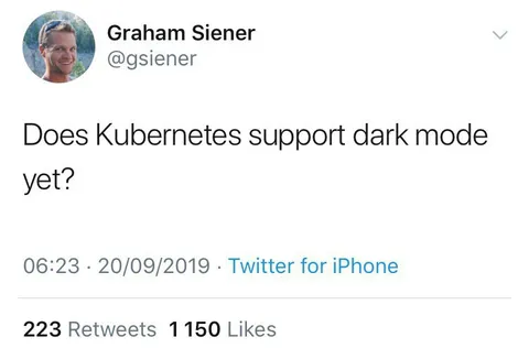 Kubernetes Dark Mode