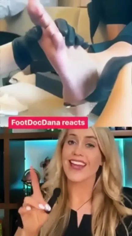 Foot Doc Dana Reacts to Foot Treatment