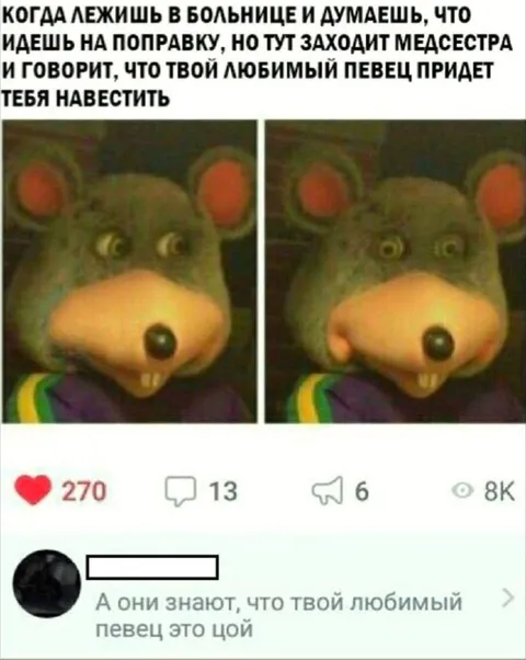 Любимый певец придёт навестить