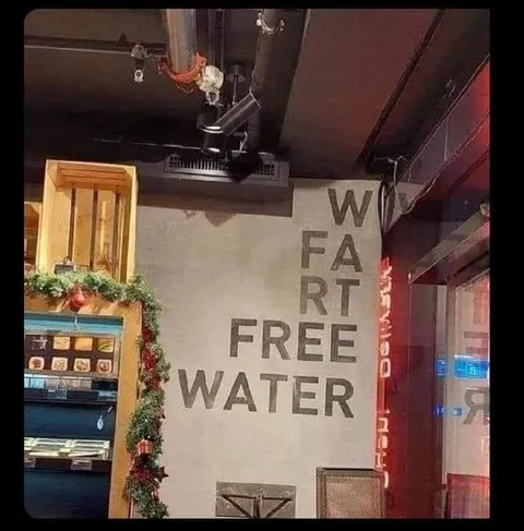 Free Water Wall Sign