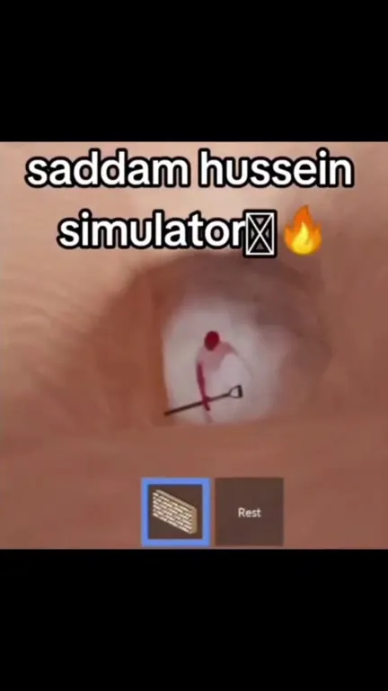 Saddam Hussein Simulator Goes Underground