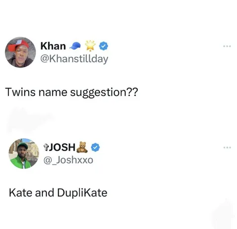 Kate and DupliKate Twin Names