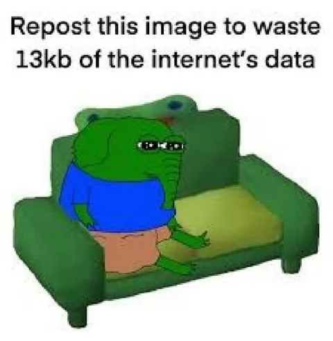 Repost This Image to Waste Data