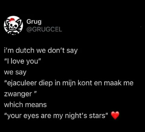 Dutch Way to Say I Love You