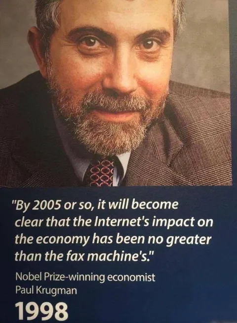 Paul Krugman Internet Prediction