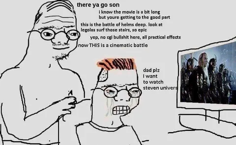 Dad Explains Helm's Deep