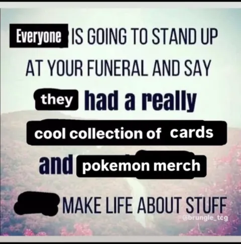 Pokemon Merch Funeral Eulogy