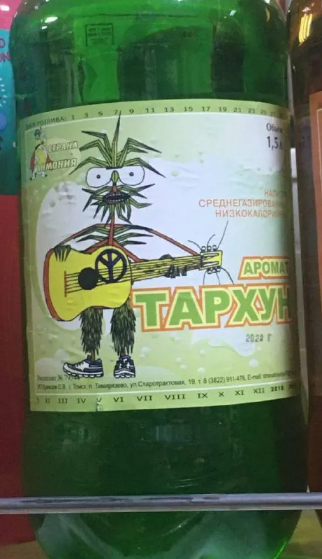 Странный тархун с гитаристом