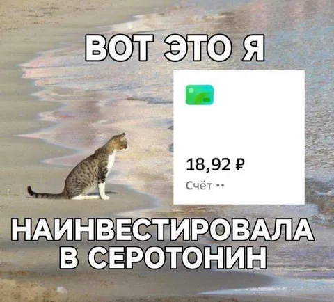 Инвестировала в серотонин