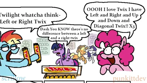 Pinkie Pie’s Diagonal Twix