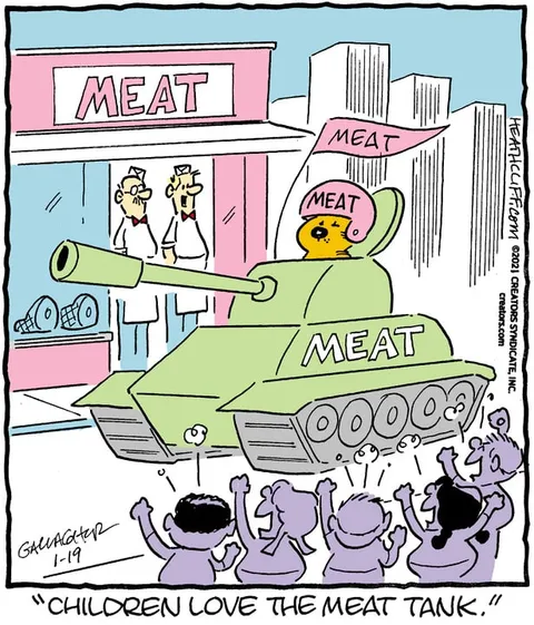 Children Love the Meat Tank
