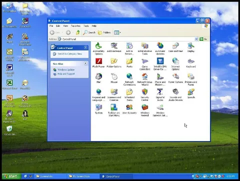 Windows XP Control Panel
