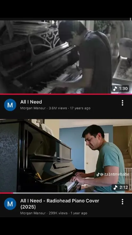 All I Need Piano Cover Comparison