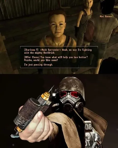 Fallout Boxing Speech Check