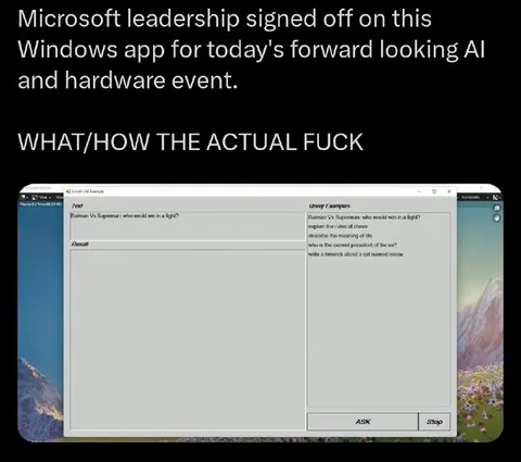 Microsoft AI Event Reality Check