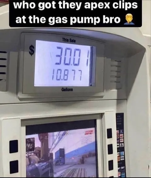 Apex Clips at the Gas Pump