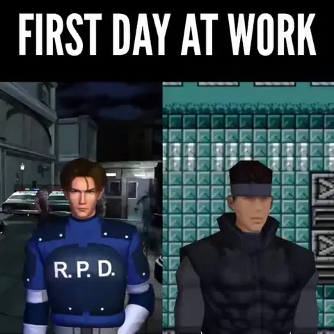 First Day at Work in Video Games