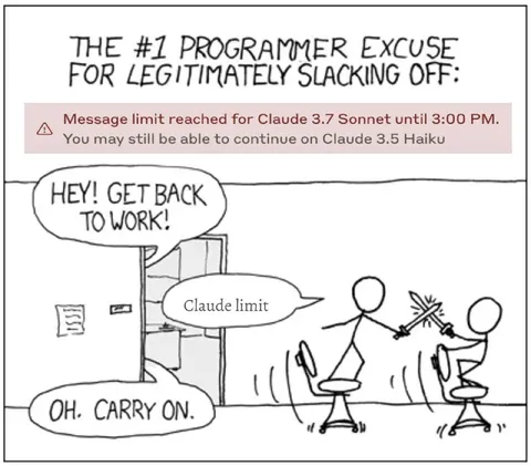 Claude Limit Programmer Excuse